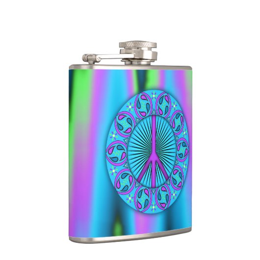 Frieden ~ Leaf Flachmann (Rechts)