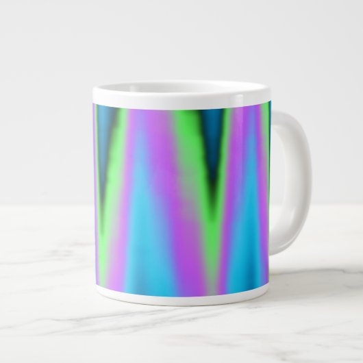 Frieden ~ Leaf Jumbo-Tasse (Vorderseite Rechts)