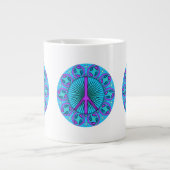 Frieden ~ Leaf Jumbo-Tasse (Vorderseite)