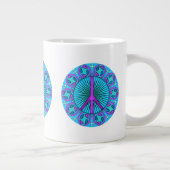 Frieden ~ Leaf Jumbo-Tasse (Rechts)