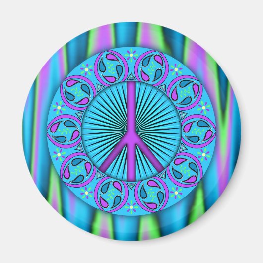 Frieden ~ Leaf Magnet (Vorne)