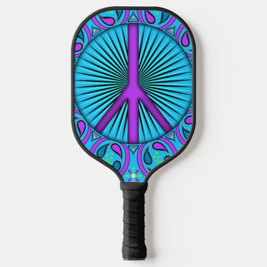 Frieden ~ Leaf Pickleball Schläger (Vorderseite)