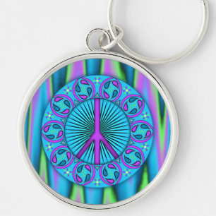 Frieden ~ Leaf Schlüsselanhänger