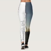 Frieden Leggings (Rückseite)