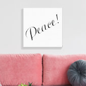 FRIEDEN LEINWANDDRUCK (Insitu (Wohnzimmer))