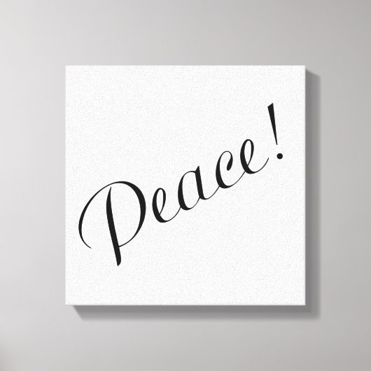 FRIEDEN LEINWANDDRUCK (Vorderseite)