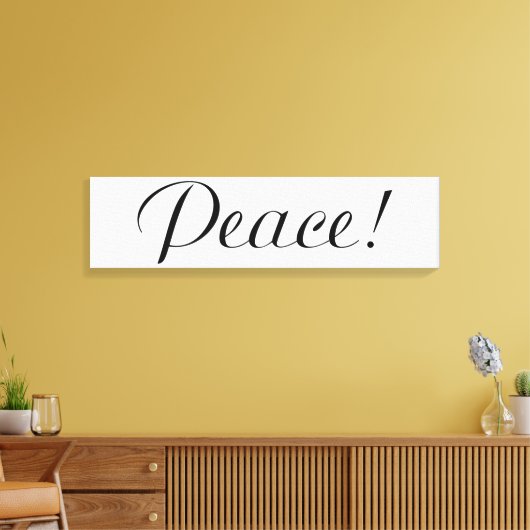 FRIEDEN LEINWANDDRUCK (Insitu (Wohnzimmer))