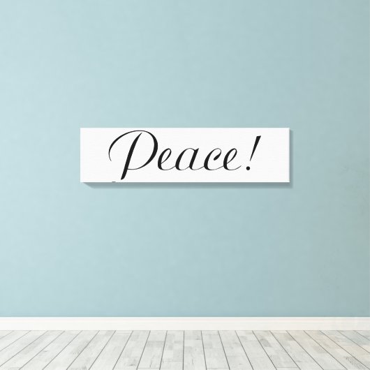 FRIEDEN LEINWANDDRUCK (Insitu (Holzboden))