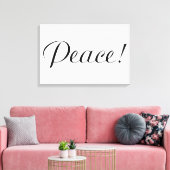 FRIEDEN LEINWANDDRUCK (Insitu (Wohnzimmer))