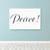 FRIEDEN LEINWANDDRUCK (Insitu (Holzboden))