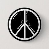 Frieden lernen button (Vorderseite)