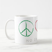 Frieden, Liebe, Affen-Tasse Kaffeetasse (Links)
