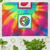 Frieden, Liebe, Ägypter Geschirrtuch (Gefaltet)