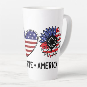 Frieden, Liebe, Amerika Milchtasse