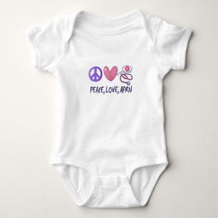 Frieden Liebe APRN Baby Strampler
