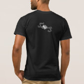 Frieden. Liebe. Bagel. Dunkler T - Shirt (Rückseite)