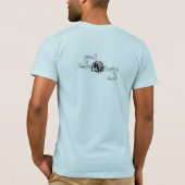Frieden. Liebe. Bagel T-Shirt (Rückseite)