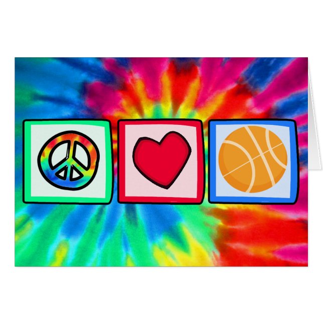 Frieden, Liebe, Basketball (Vorderseite (Horizontal))