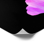 Frieden Liebe Bigfoot Poster (Ecke)