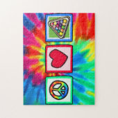 Frieden, Liebe, Billard Puzzle (Vertikal)