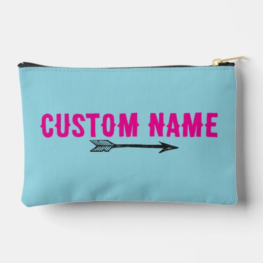 Frieden, Liebe, Bogenschießen Zubehörtasche (Rückseite)