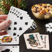 Frieden, Liebe, Camping Spielkarten (In Situ)
