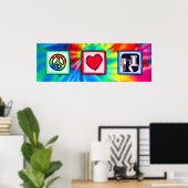 Frieden, Liebe, Chemie Poster (Heimbüro)