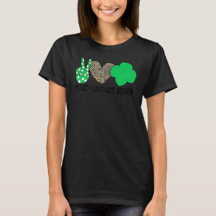 Frieden Liebe Cookie Scout Für Mädchen Bäckerei Co T-Shirt