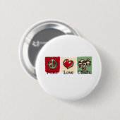 Frieden. Liebe. Cthulhu. Button (Vorne & Hinten)