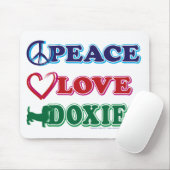 Frieden-Liebe-Dackeln Dachsund Mousepad (Mit Mouse)