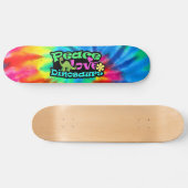 Frieden, Liebe, Dinosaurier Skateboard (Horizontal)