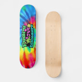 Frieden, Liebe, Dinosaurier Skateboard (Vorderseite)
