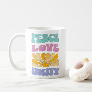 Frieden Liebe Einheit Kaffeetasse