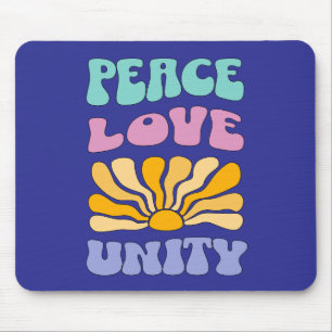 Frieden Liebe Einheit Mousepad