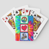 Frieden, Liebe, Eisen, Skate Spielkarten (Rückseite)