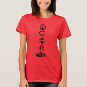 Frieden Liebe Elmo T-Shirt