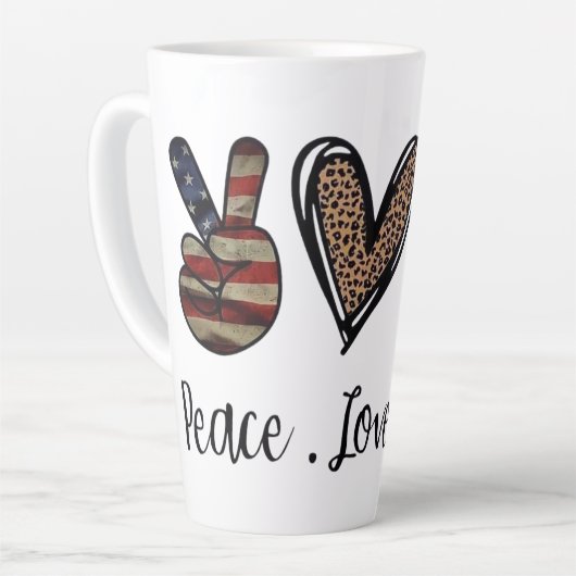 Frieden - Liebe - EMS Milchtasse (Linke Ecke)