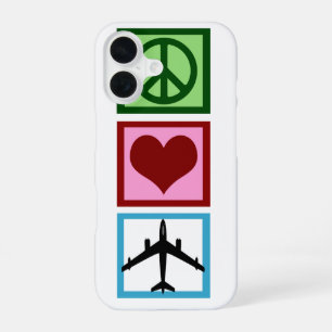Frieden Liebe Fliegen iPhone 16 Hülle