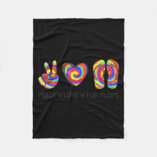 Frieden Liebe Flip Flops - Sommer Flip Flops Urlau Fleecedecke