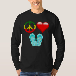 Frieden Liebe Flip Flops T-Shirt