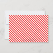 Frieden, Liebe, Freude - 3x5 Weihnachtskarte Einladung (Rückseite)