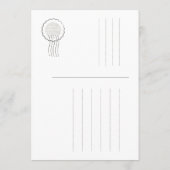 Frieden Liebe Freude Feiertagskarte (Rückseite)