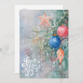 Frieden Liebe Freude Feiertagskarte (Vorne/Hinten)