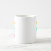 Frieden Liebe Freude Kaffeetasse (Mittel)