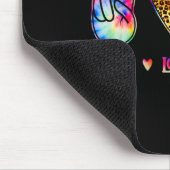 Frieden Liebe Fünfte Klasse Trupp Zurück zur Schul Mousepad (Ecke)