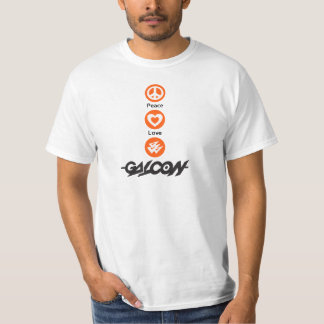 Frieden, Liebe, Galcon T-Shirt