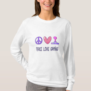 Frieden Liebe Gaming T-Shirt