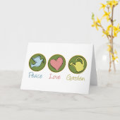 Frieden, Liebe, Garten Karte (Gelbe Blume)