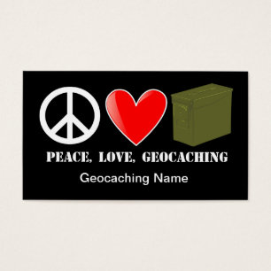 Frieden, Liebe, Geocaching Versteck-Karte
