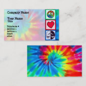 Frieden, Liebe, Gerechtigkeit Visitenkarte (Vorne/Hinten)